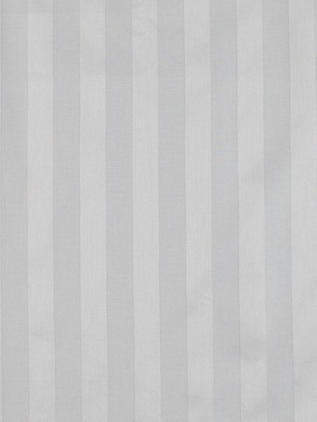 Nell (Tone on Tone Striping) Cotton Sateen Light Gray Duvet Cover