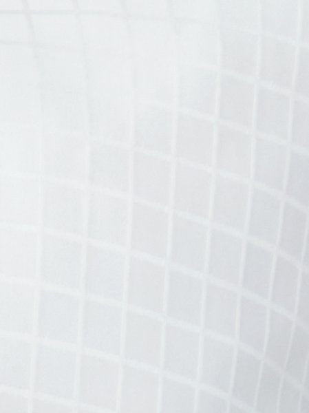 Ingeborg (Tone on Tone Squares) Cotton Sateen White Duvet Cover