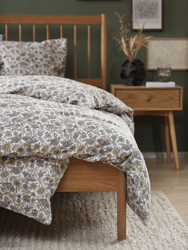 OLIVIA Cotton Flannel Floral European Single Duvet Cover